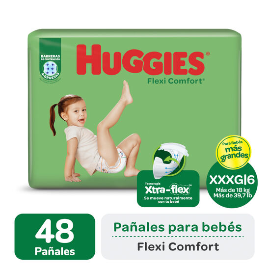 Pañal Huggies Flexi Comfort Ahorrapack XXXG X 48 Unidades